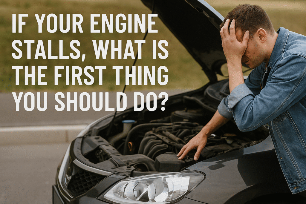 if your engine stalls what is the first thing you should do