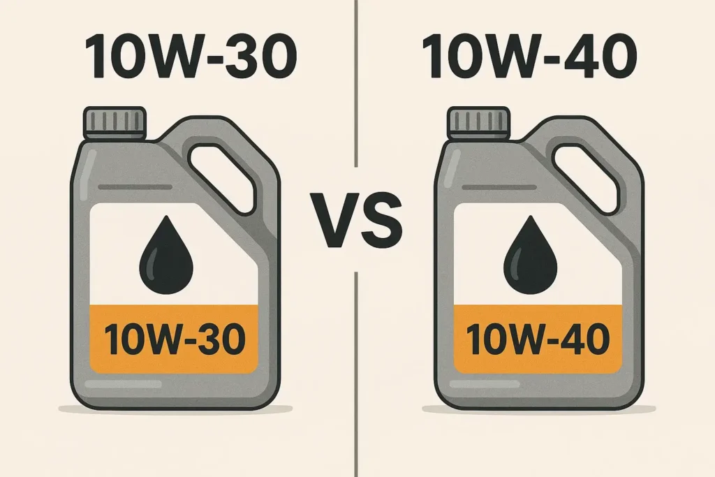 Understanding the difference between 10W30 vs 10W40