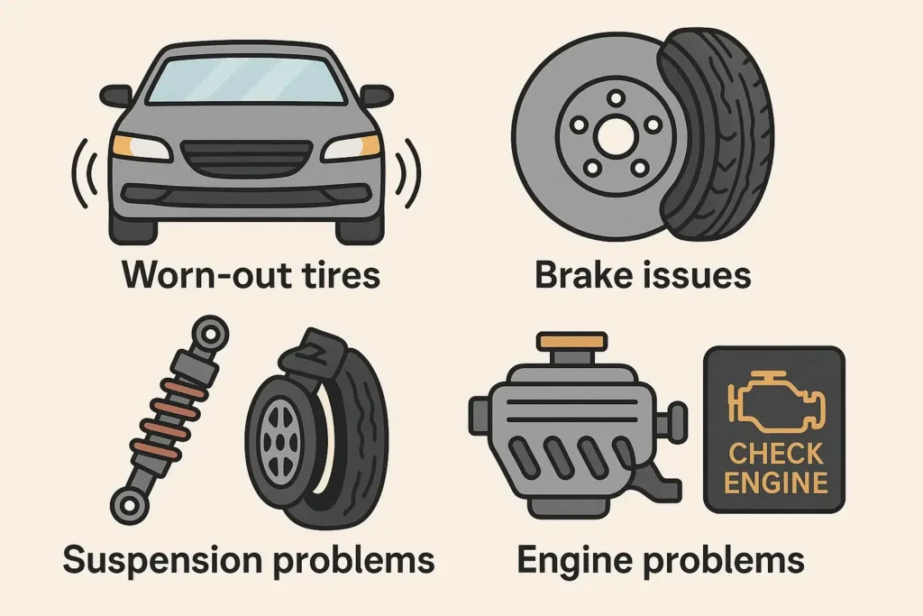 Common causes of why is my car shaking?