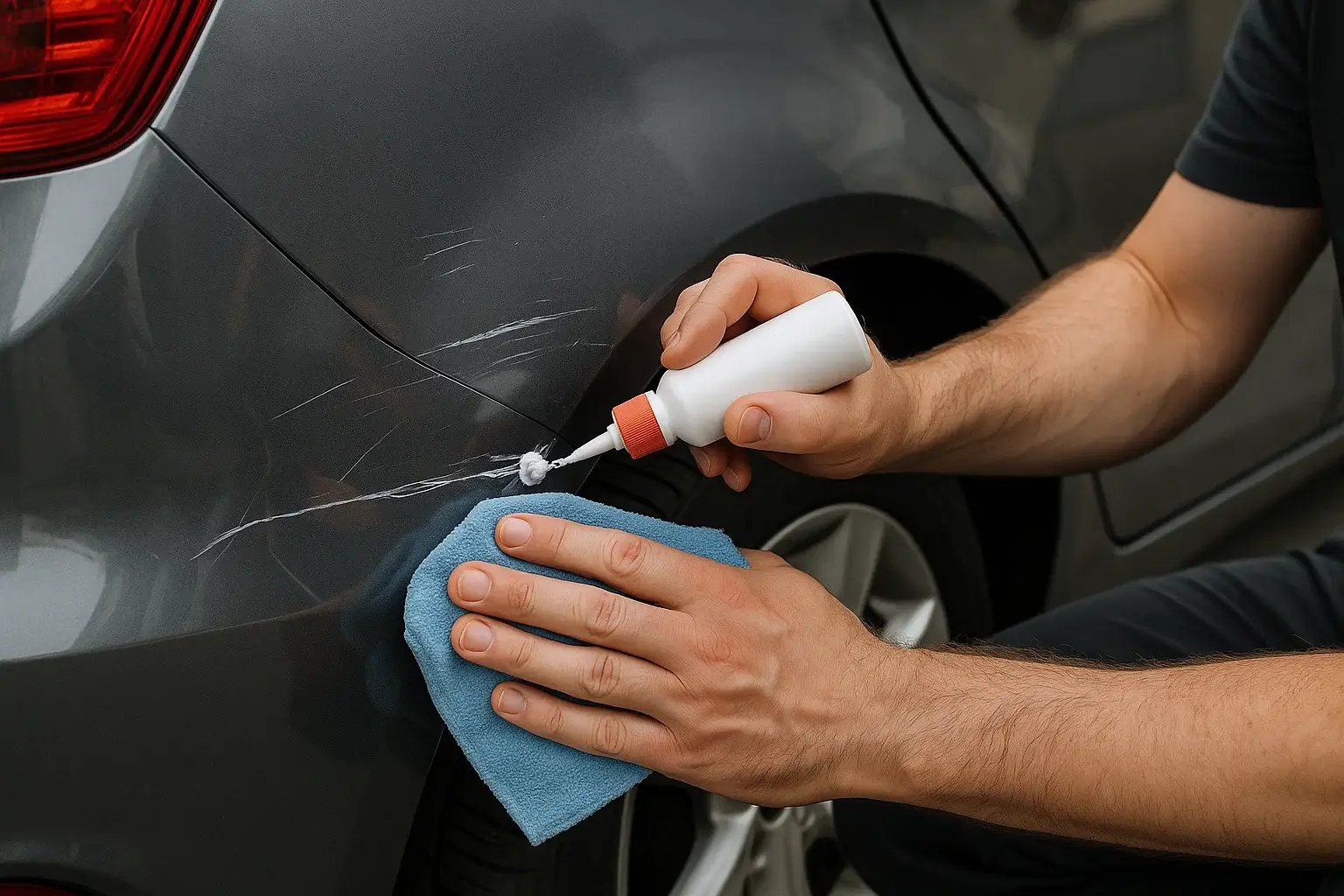 Car Scratch Repair done at home through DIY methods