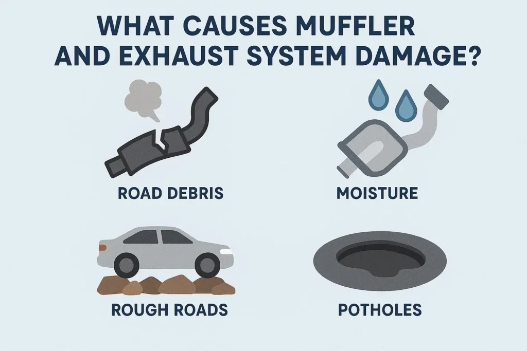 Causes of muffler demages